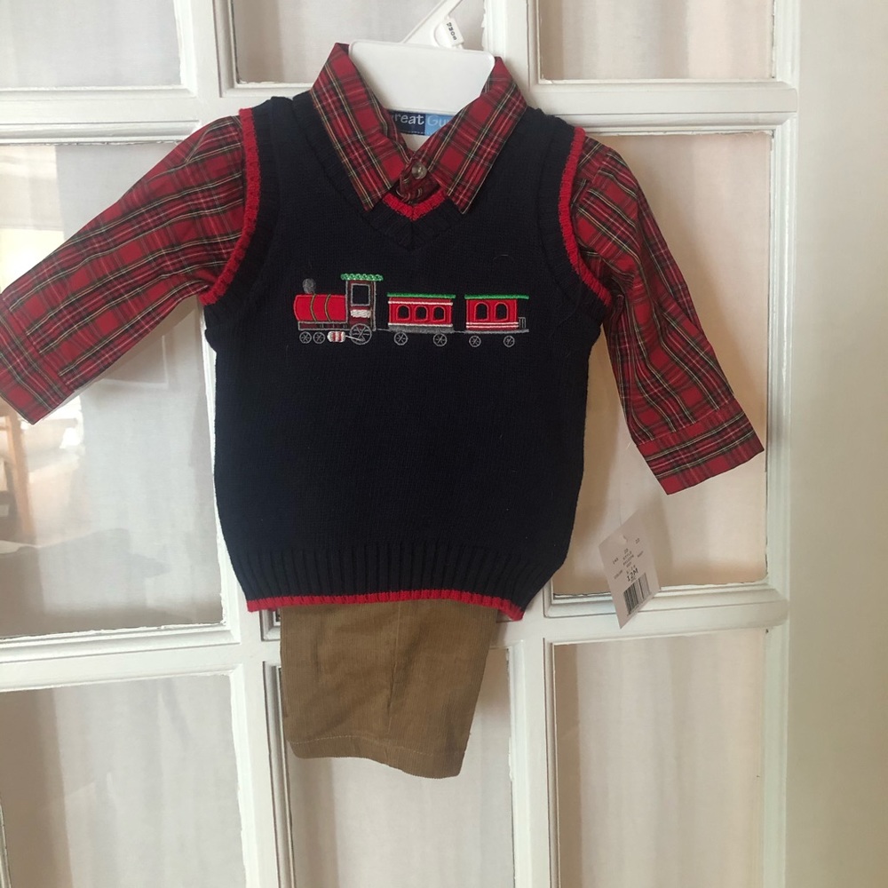 Great guy 12 month old holiday outfit